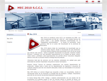 Tablet Screenshot of mec2010.es